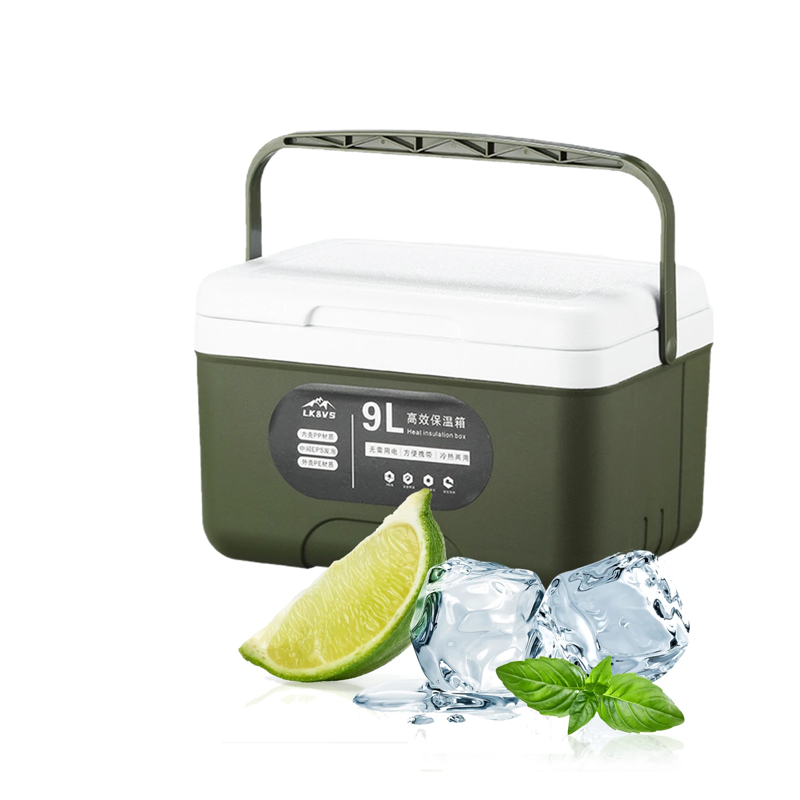 

8.1 QT Portable Ice Coolers High-Performance Ice Chest Personal Coolers High-Performance Insulation Box With Long-term