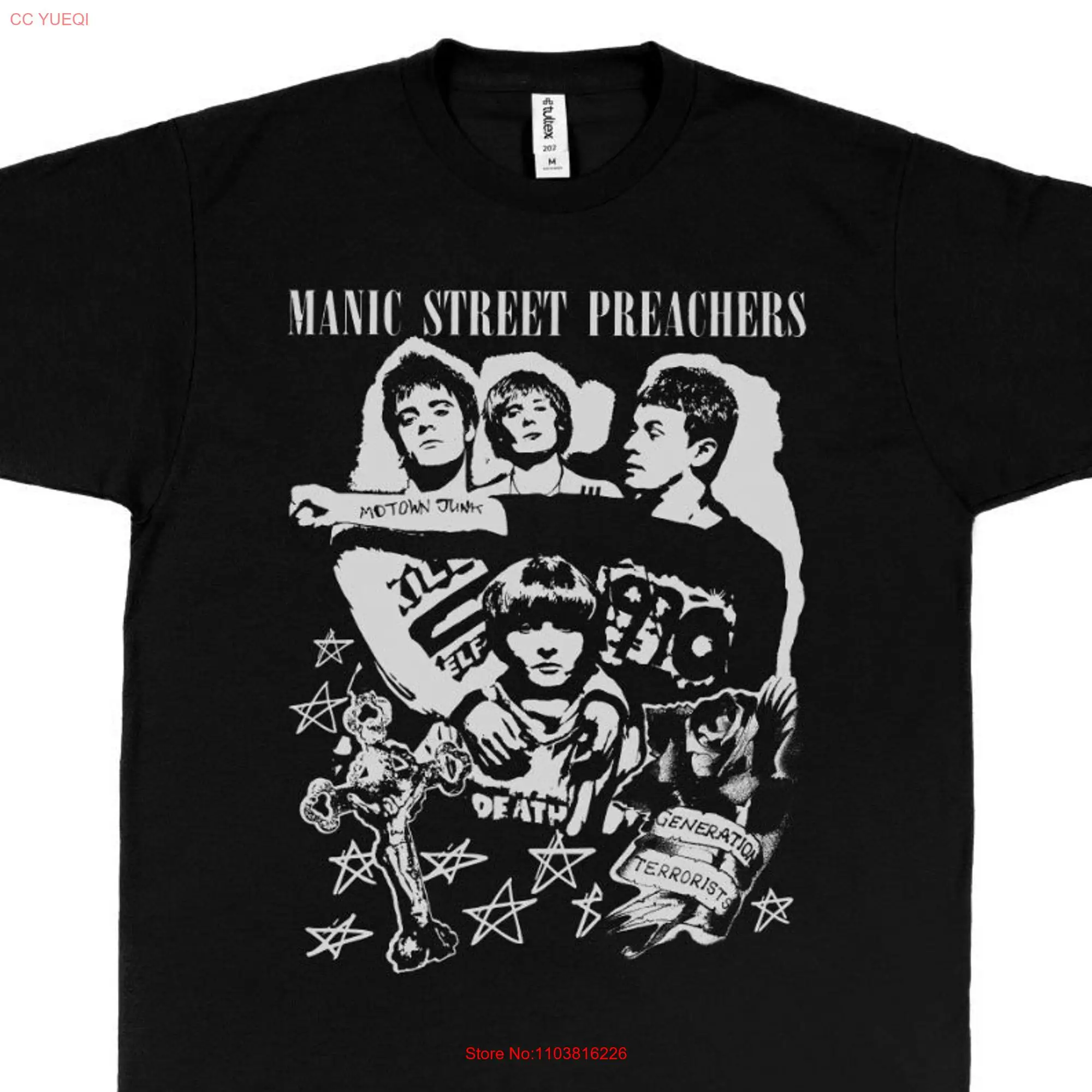 Мужская футболка с длинным или коротким рукавом Manic Street Preachers Generation Terrorists
