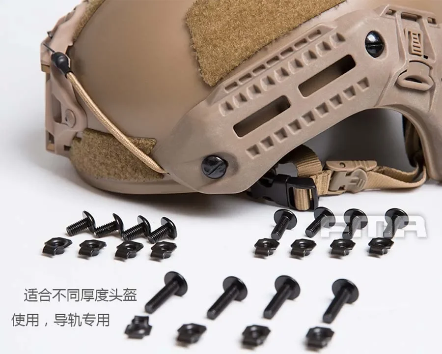 4 шт./лот черный набор винтов для рельса шлема FMA фиксированные винты ремня болты и
