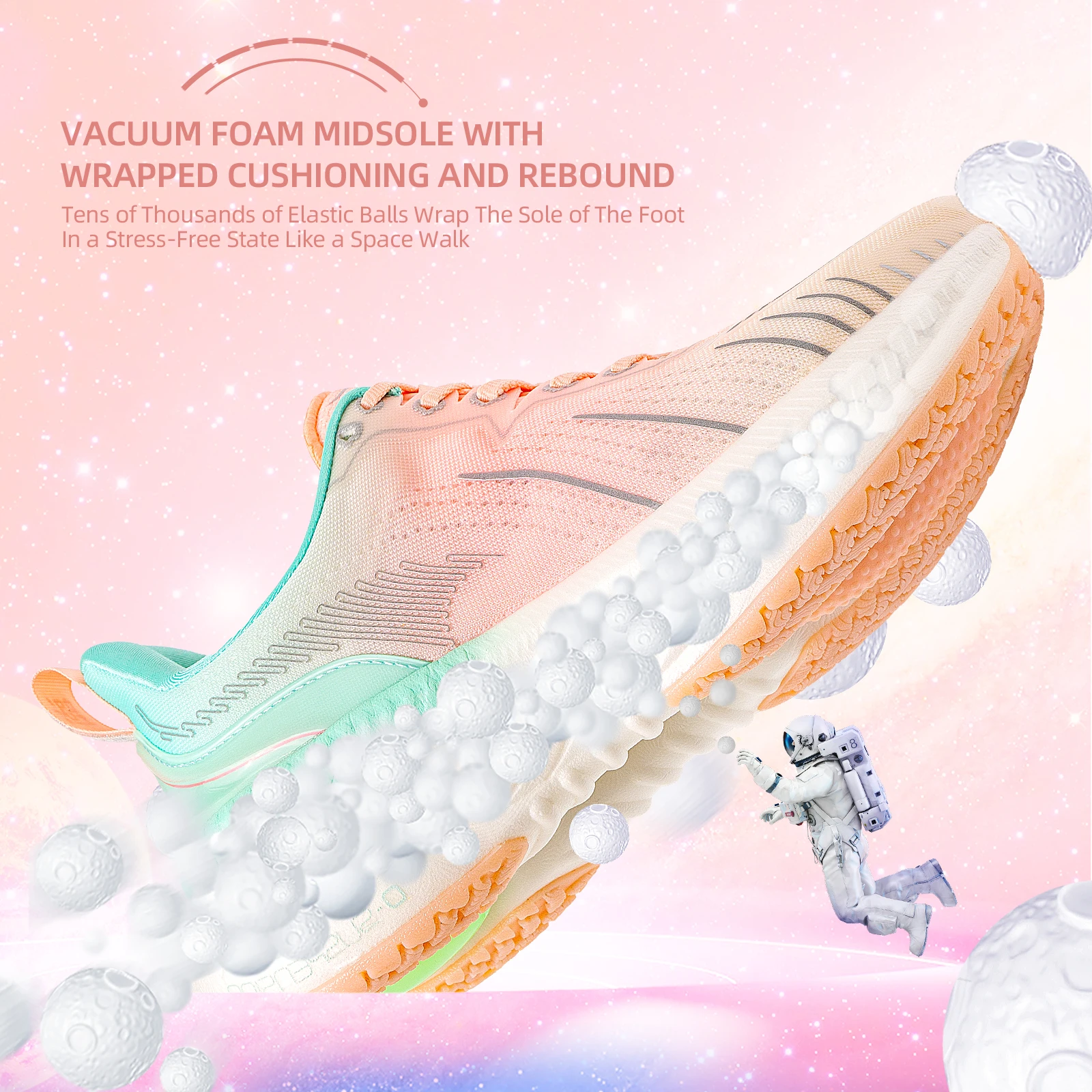 ONEMIX Women Sneakers Black Breathable Running Shoes for Women 2023 Designer Free Shipping Pink Fashion Damping Sports Shoes