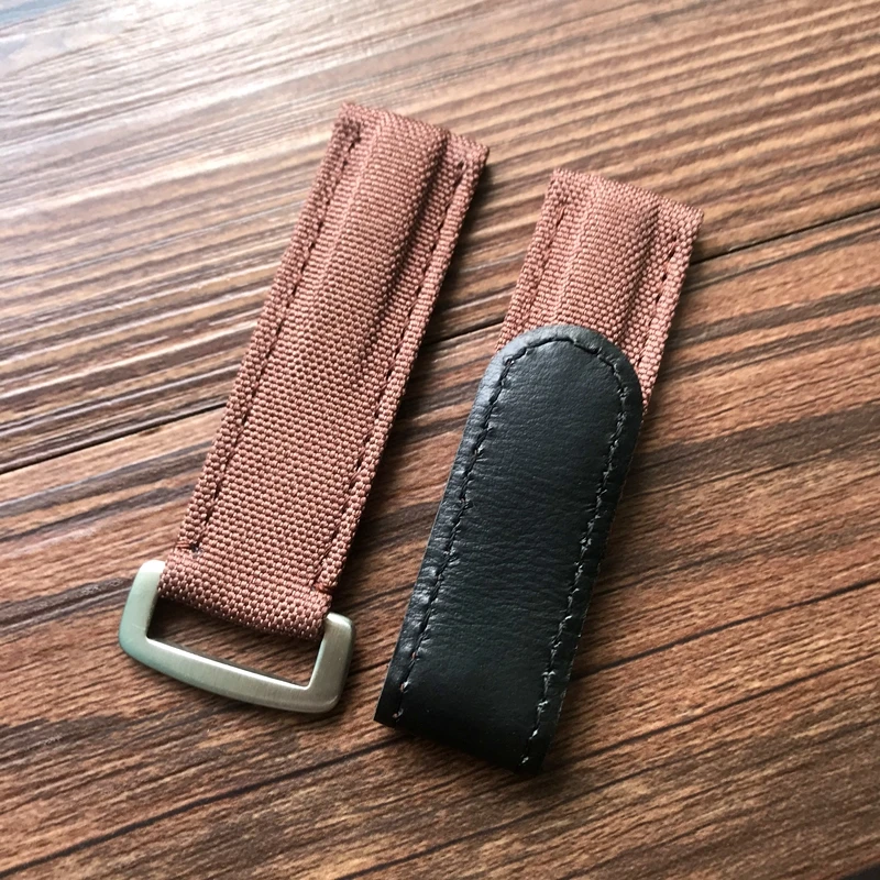 20mm Colorful Adjustable Nylon Fabric Leather Watchband For Role Strap DAYTONA SUBMARINER GMT Seamaster 300 Bracelet Watch Band
