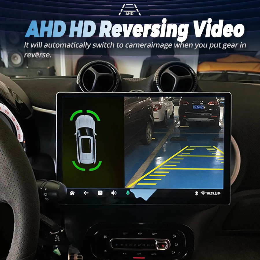 13 3-дюймовый автомобильный мультимедийный плеер Android 14 Carplay для Mercedes Benz smart 453 Fortwo