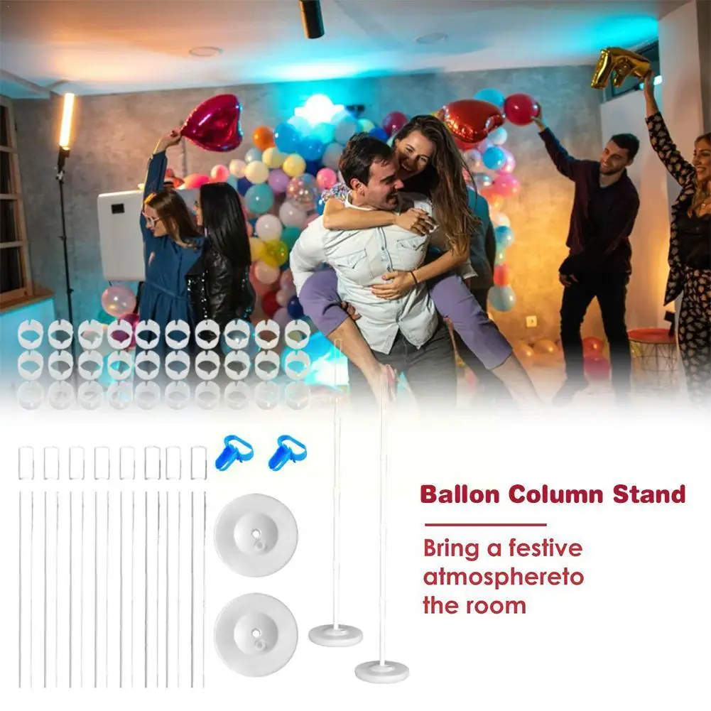 

Balloon Column Bracket Pvc Pole Base Suit Arch Balloon Support Frame For Wedding Party Events Decoration J0m0