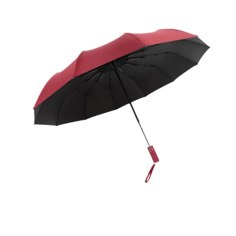 

Портативный Зонт большого размера, автоматический водонепроницаемый зонт для защиты от солнца на 2 человека, уличный складной зонт от дождя