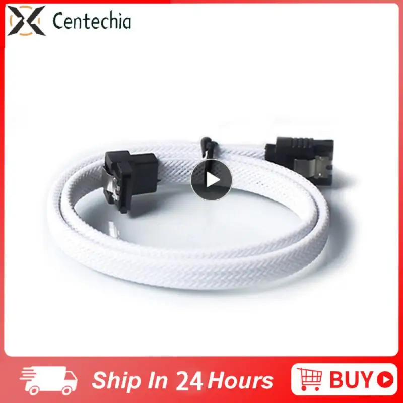 

With Shrapnel Data Line Multiple Lengths 8 Core Hard Disk Data Cable Double Head Lock Won't Tangle Computer Hardware Hard Drive