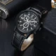 6Pcs/Set Men Watch Gift Box Fashion Men's Quartz Watches Waterproof for Leather Strap Male Vintage Braided Multi-layer Bracelets Other Image