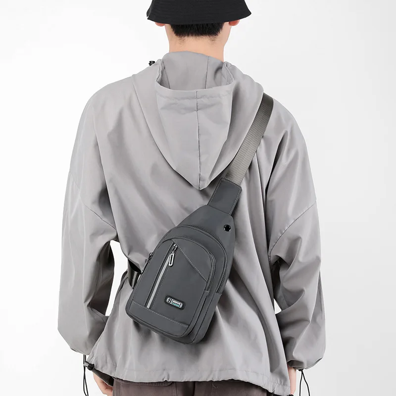 New Chest Bag for Men Small Shoulder Bag Male Messenger Bag Boy Anti Theft Travel Bagpack Boy Mini Crossbody Bags Phone Bag