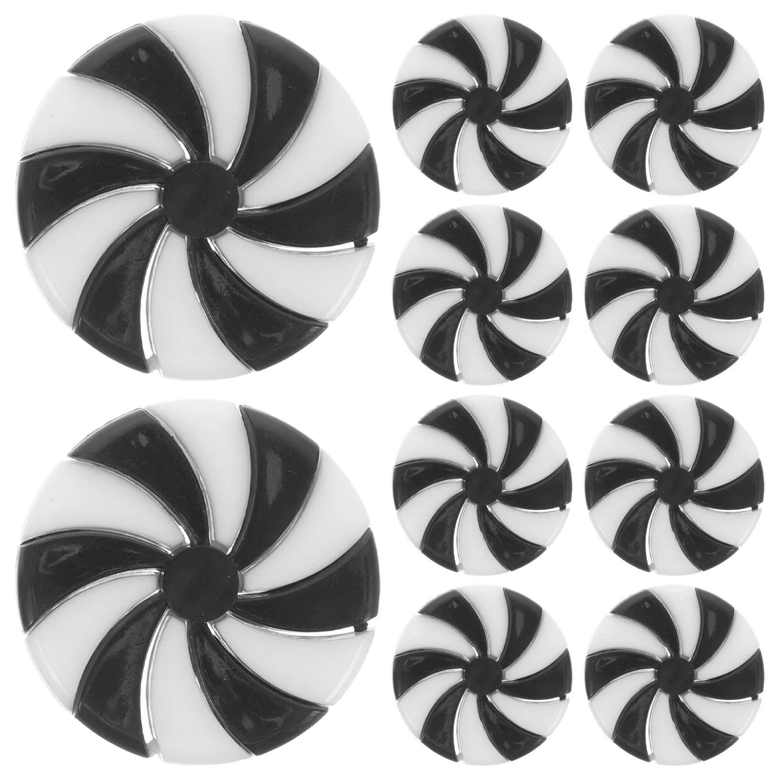 

10pcs Candy Cane Decor Christmas Windmill Xmas Tree Ornaments Party Favors