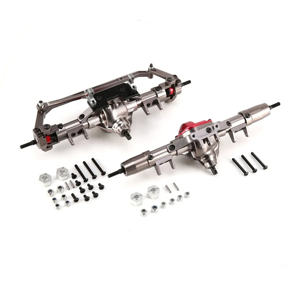 

2pcs Metal Front and Rear Axle Transmission Parts for AXIAL SCX10 RC4WD D90