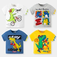 2022 summer children 3d cartoon t shirt for boy animal printing funny dinosaur boys t shirt girls tops tees cartoon kids clothes