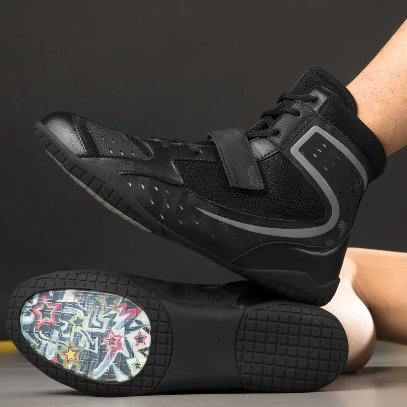 Boxing Shoes For Men And Women New Comprehensive Anti slip And Wear-resistant Training Squat Wrestling Professional Size 35-47