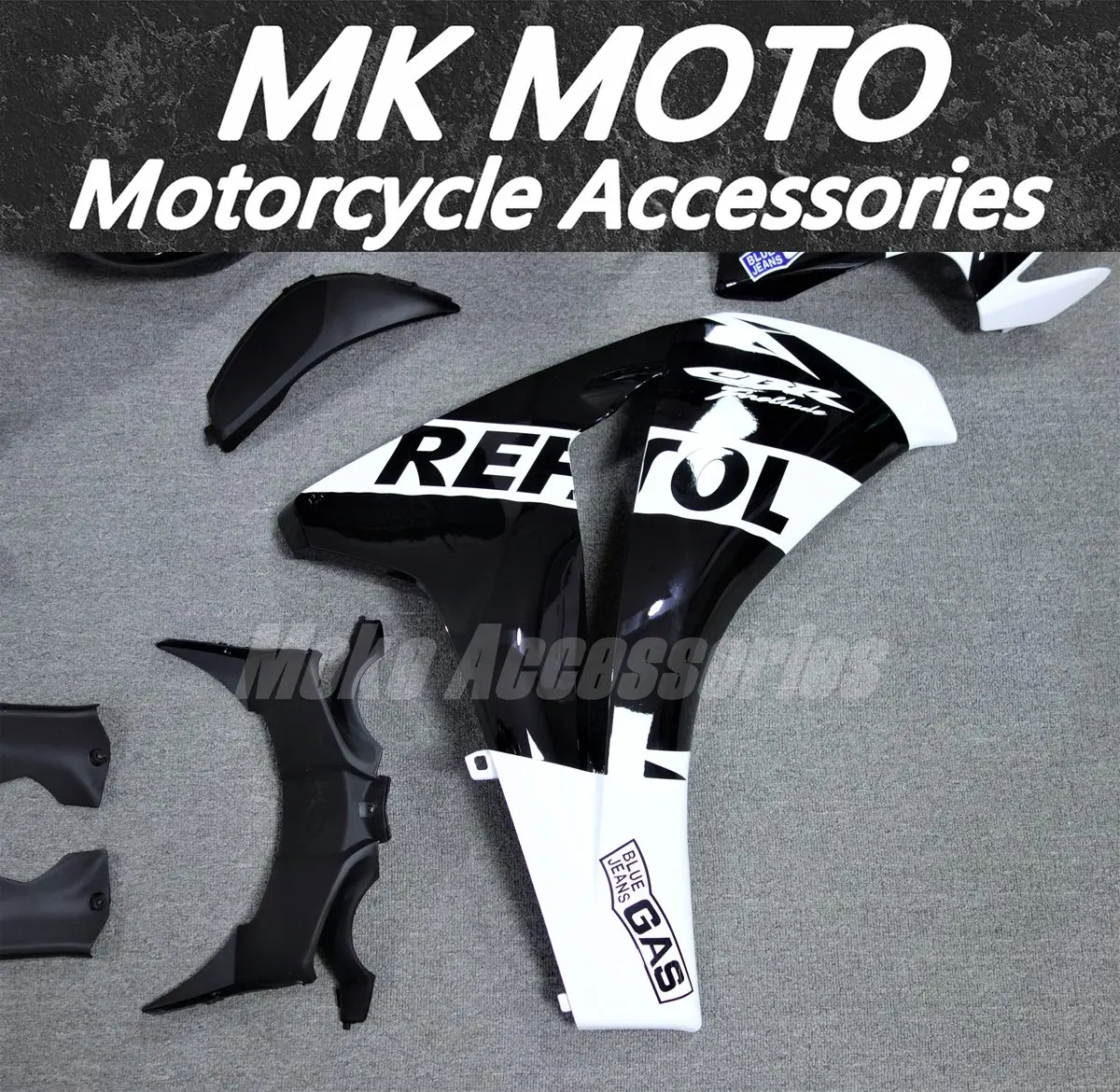 Комплект обтекателей для мотоцикла подходящий Cbr1000rr 2008 2009 2010 2011 комплект