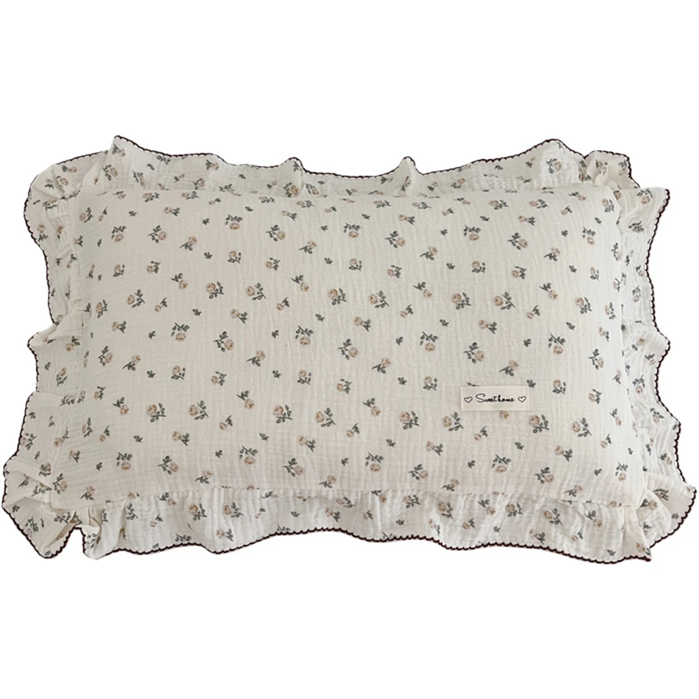 

Children Breathable Double Layers Pillowcase Reusable Cotton Pillow Cover