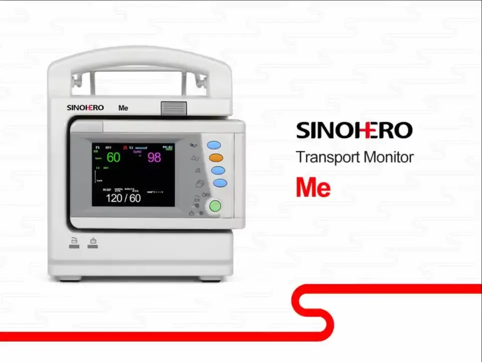 

Meical портативный монитор пациента SINOHERO цветной Tft ЖК-дисплей параметры жизненно важных сигналов для больницы
