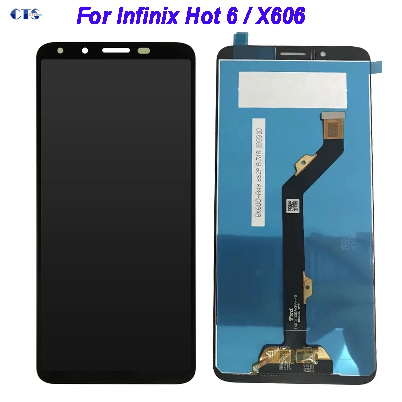 

6.0" LCD Display For Infinix Hot 6 Touch Screen Digitizer Assembly For Infinix Hot 6, X606D, X606C, X606, X606B Replacement