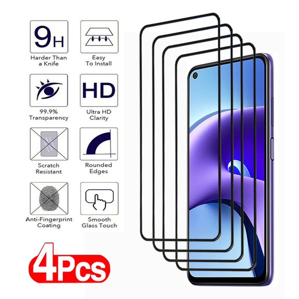 4 шт. противоударное стекло для Xiaomi Redmi Note 8 9 Pro Max 9S 8T 9T Защитная пленка экрана 8A 9A 9C