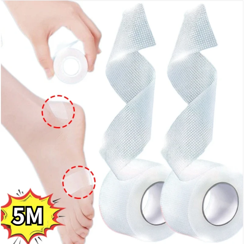 

1pc PE Foot Heel Cushion Sticker Plaster Tape Self-adhesive Elastic Wrap Anti-wear Waterproof Heel Sticker Foot Pad Inserts