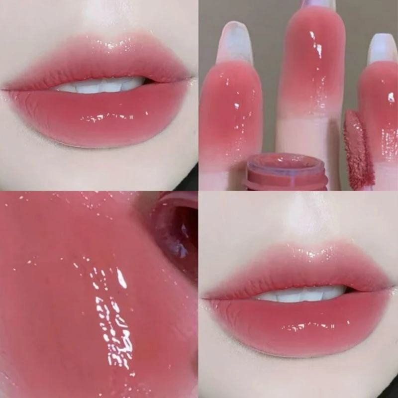 

Mirror Water Lip Glaze Lipstick Non-stick Cup Lasting Moisturizing Lipgloss Colorful Women Lip Oil Silky Lip Tint Beauty Glazed