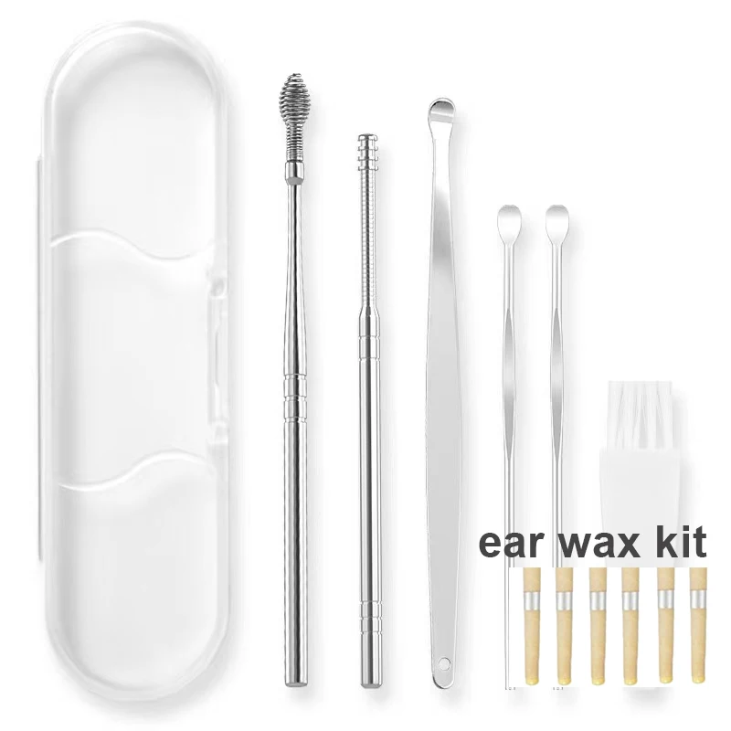 

20/100 PCS ear cleaner earwax removal tool kit set Beeswax