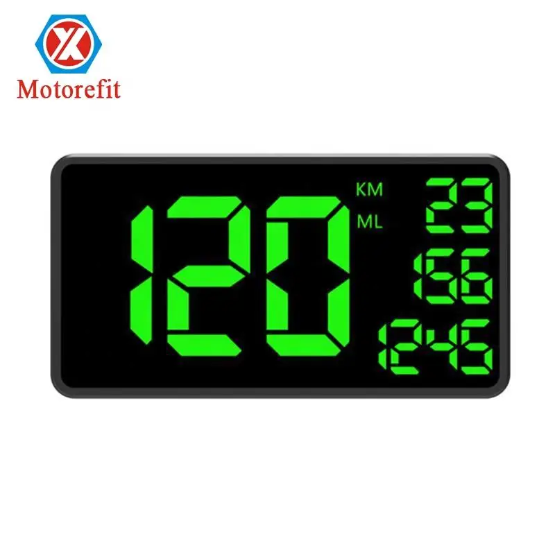 

Display KM/h MPH HUD Head Up Display Large Screen Overspeed Warning GPS Digital Motorcycle Car Speedometer