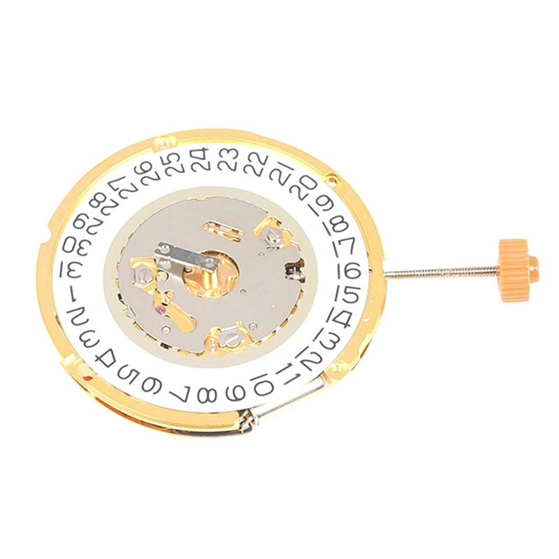 

Часы кварцевые 6004D с механизмом 6004Two и A Half, с календарем