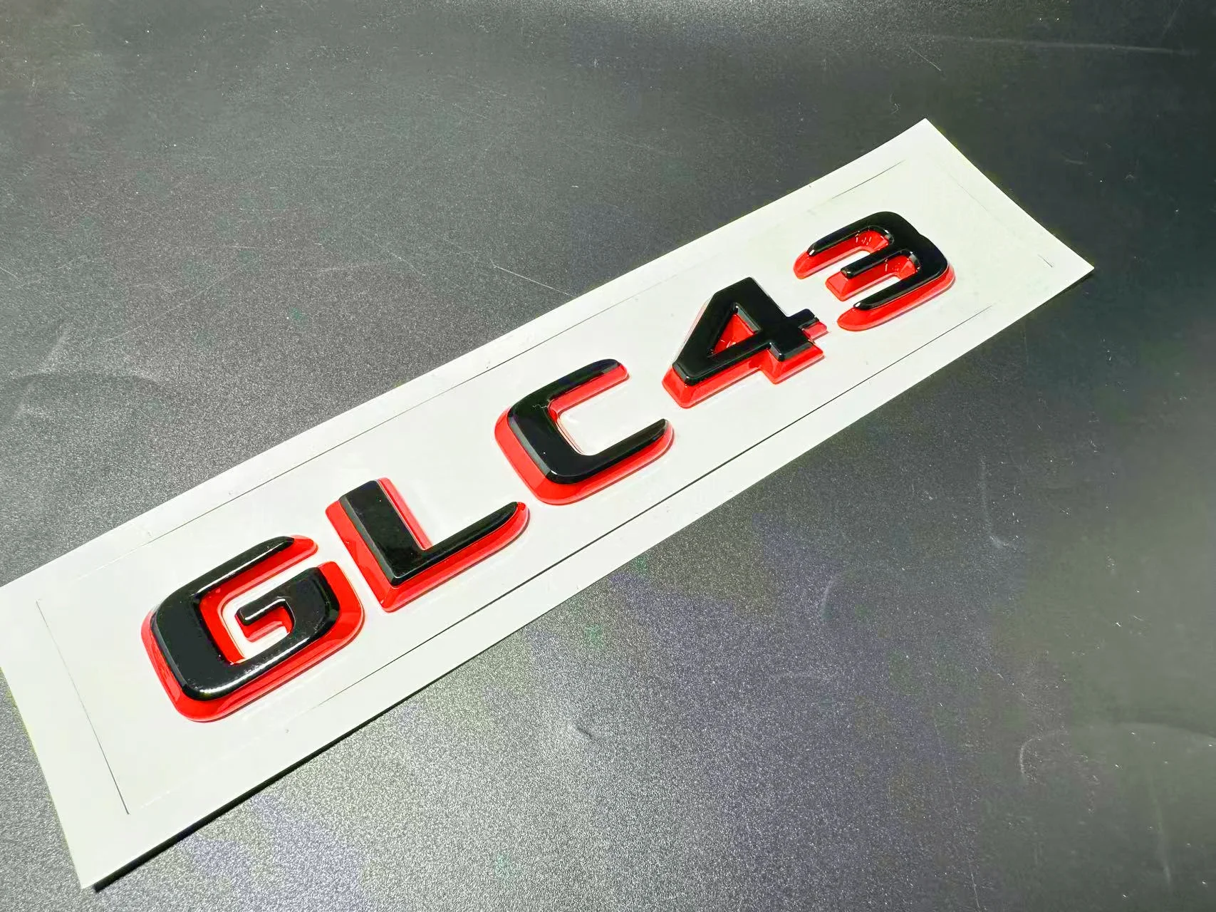 2024, новый стиль, буквы, цифры GLC43 GLS63 GT для Mercedes Benz W166 W167, наклейка на багажник автомобиля