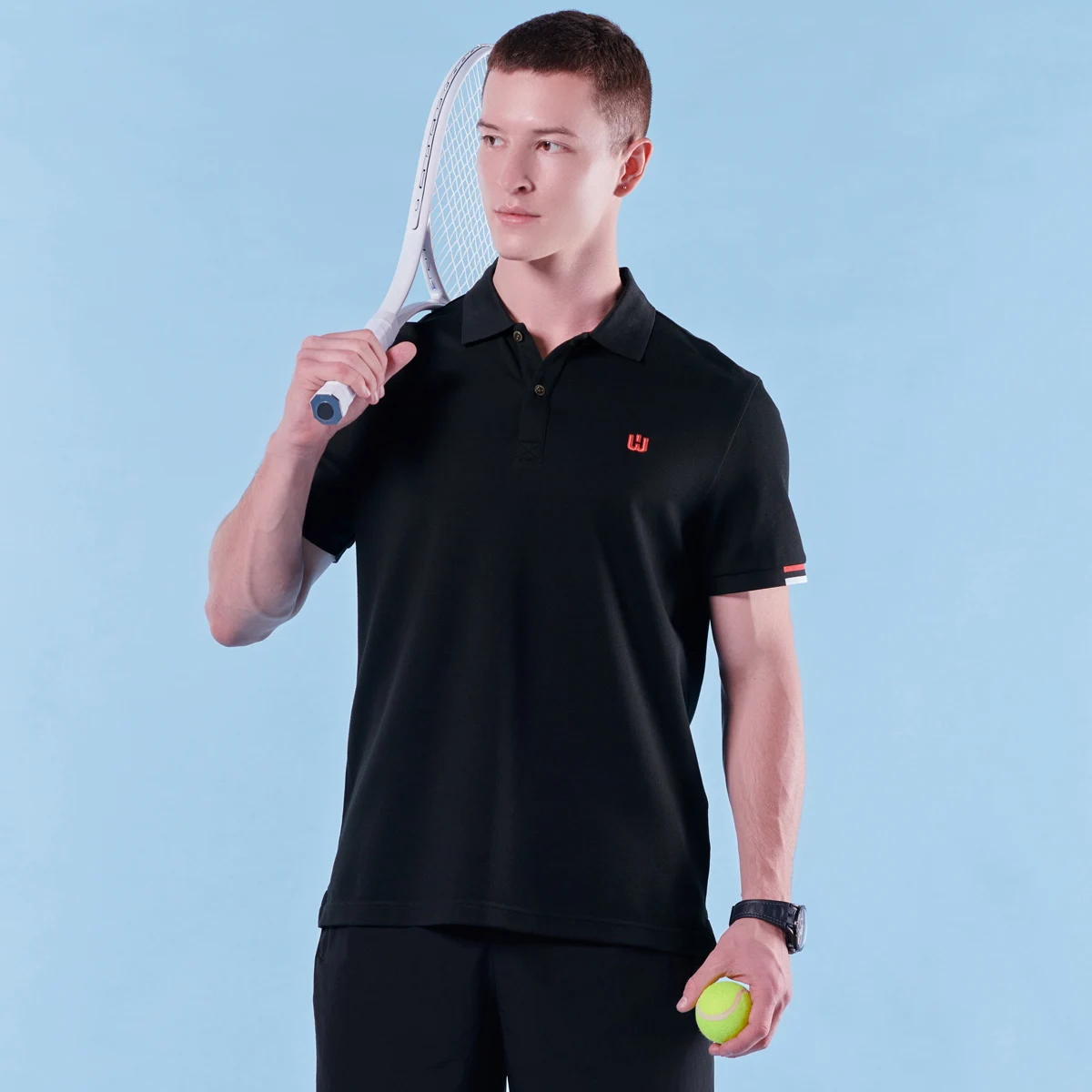 Летняя роскошная мужская футболка-поло HELLEN &amp Вуди 2022 с вышивкой и надписью