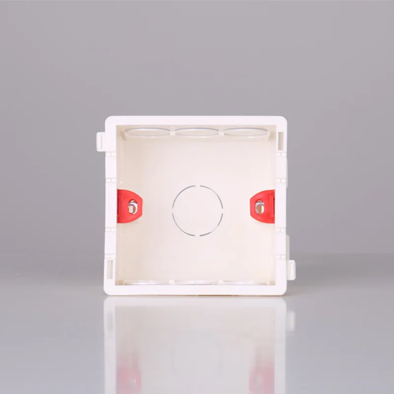 

Монтажная коробка для розетки стандартного размера ЕС, нижняя коробка для внутренней установки со скрытой стеной, монтажная коробка для розетки