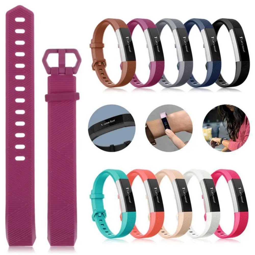 

Replacement Silicone Soft Sports Watch Band Strap Bracelet Breathable For Fitbit Alta HR Women Man Colorful Watch Accessories