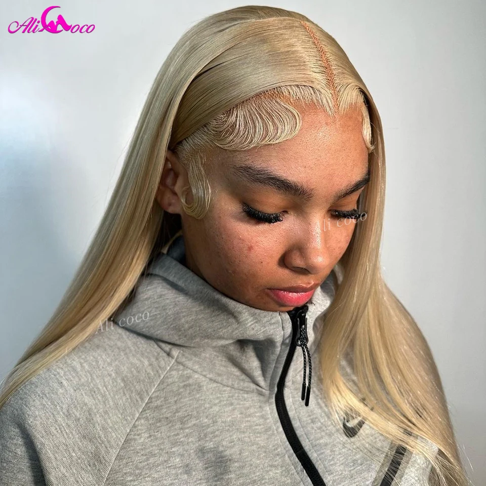 Ed Straight 13x4 13x6 Lace Front Wig Brazilian Human Hair Honey Blonde 5x5 Lace Closure Wigs For Women