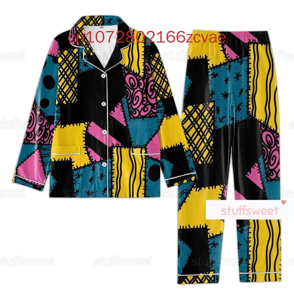 Осенние брюки с длинным рукавом Disney Рождество Салли комплект из двух предметов