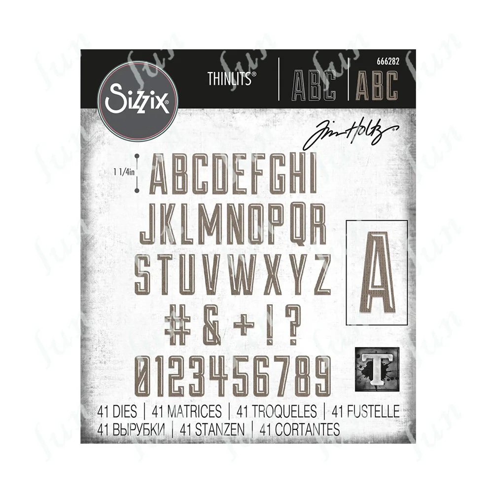 

New Alphanumeric Emporium Metal Cutting Dies for Diy Scrapbooking Photo Album Paper Card Embossed Template Stencil Mold Handmade