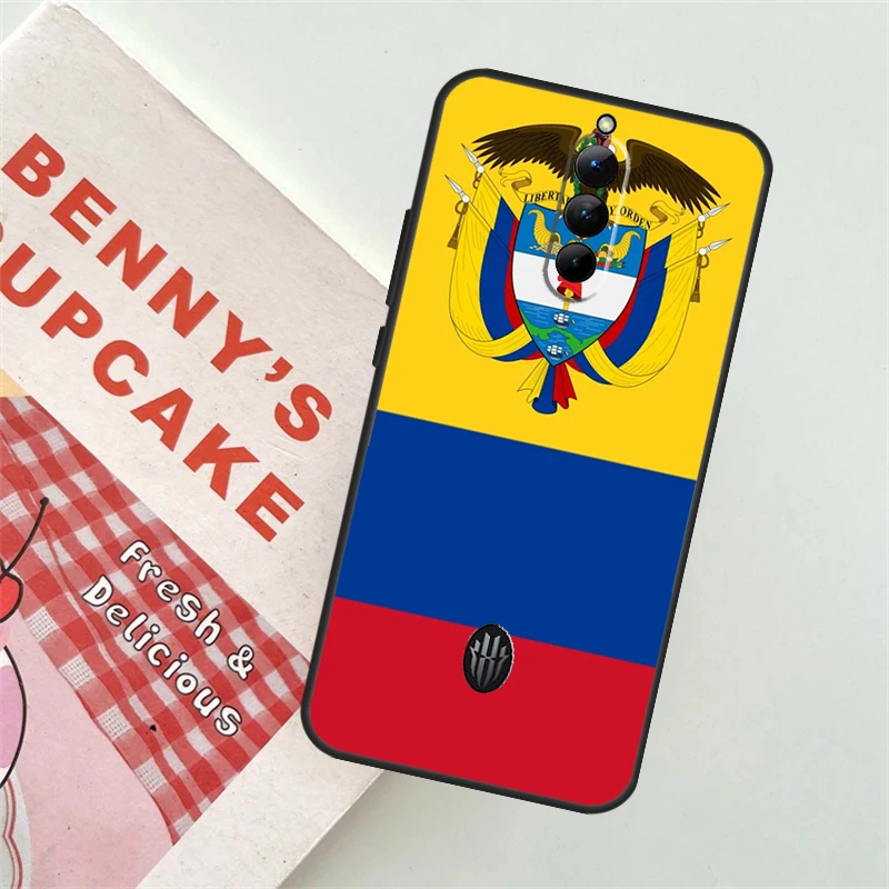 Чехол-бампер для телефона с флагом Колумбии