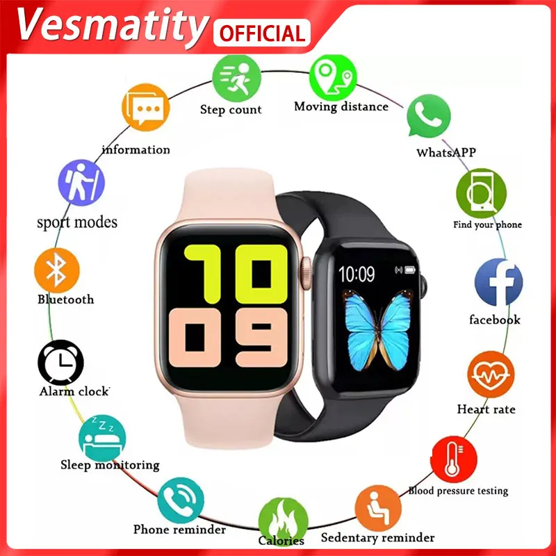 

For Apple Huawei Xiaomi IWO 13 T500 Ladies Bluetooth Call Heart Rate Fitness Tracker Smart Watch Smart Watch Series 6 Men