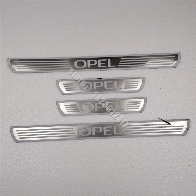 

For opel astra zafira corsa car Door Sill Scuff Plate Cover Trim Stainless Steel Threshold Pedal Styling Protect Car Accessories