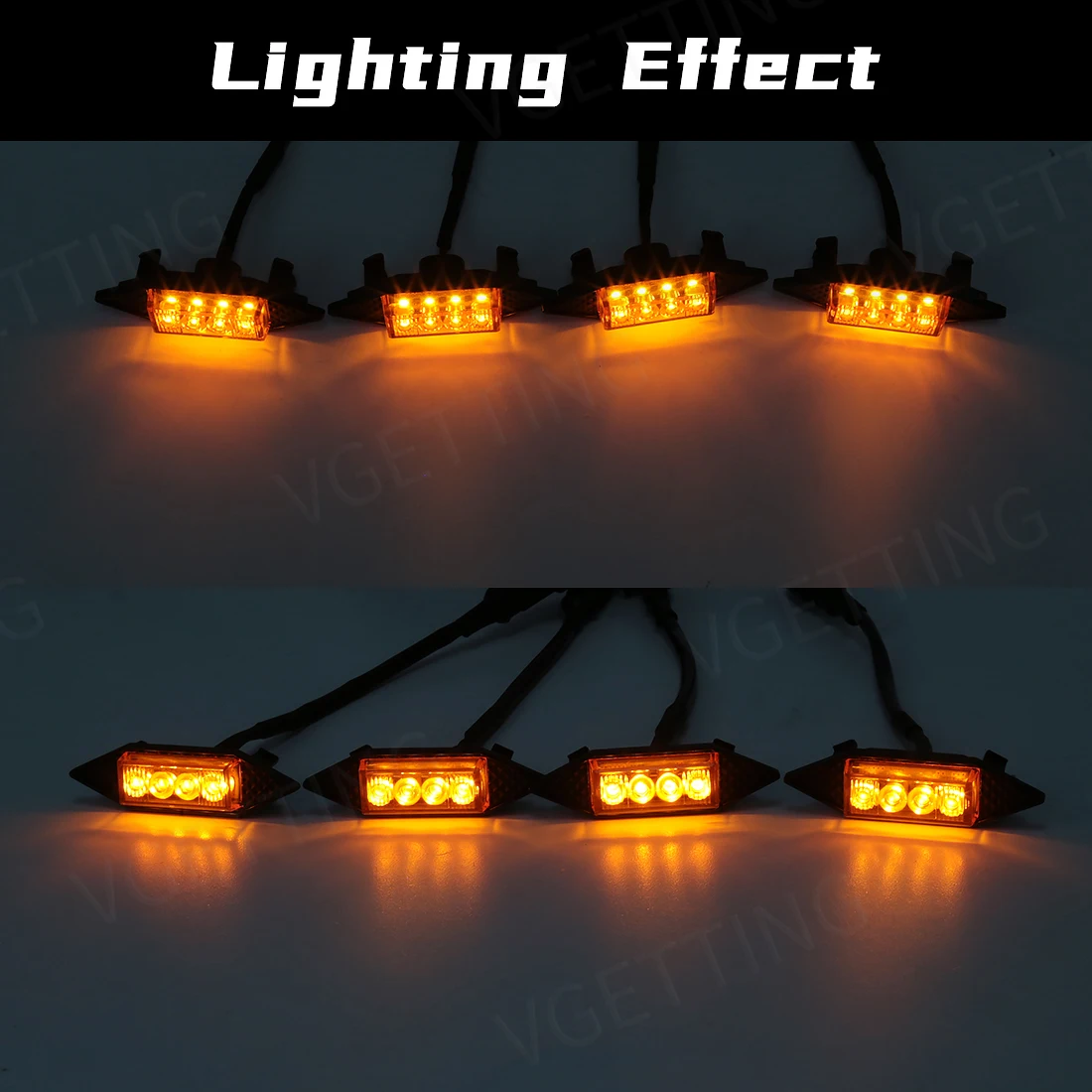 Передняя Решетка Для Автомобильных Дневных Ходовых Огней 300 GWM Желтого Цвета