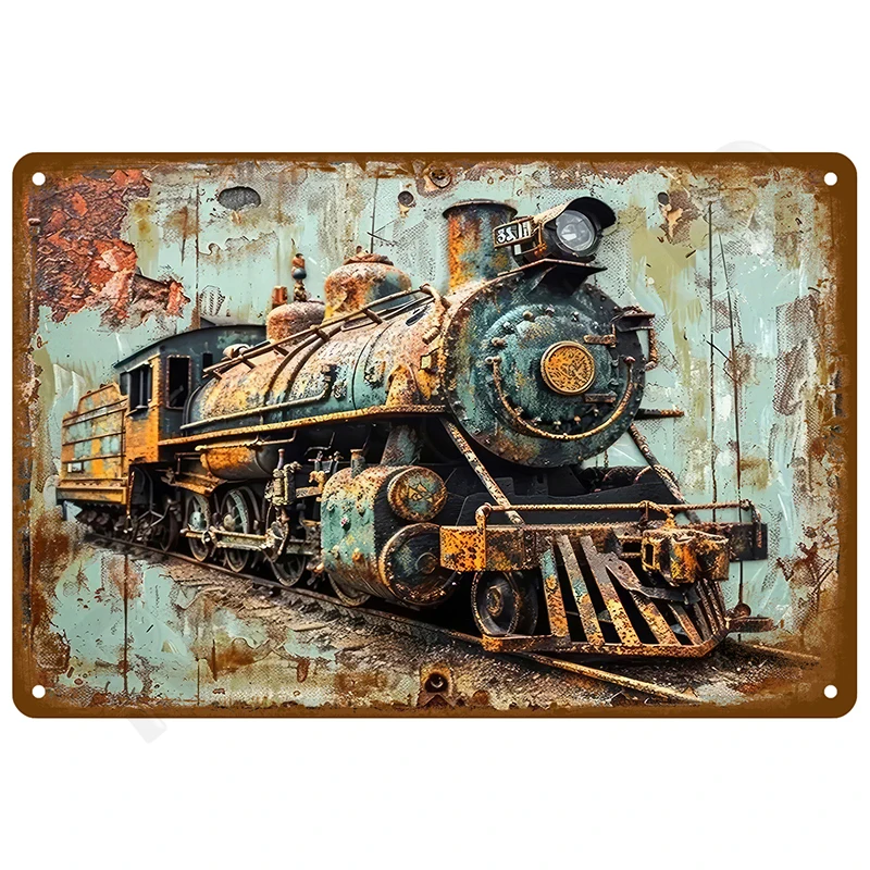 

Металлическая вывеска