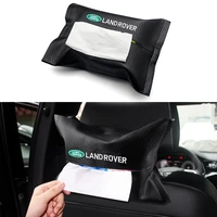 car tissue case seat back hanging holder cotton linen armrest box for land rover range rover evoque velar defender discovery