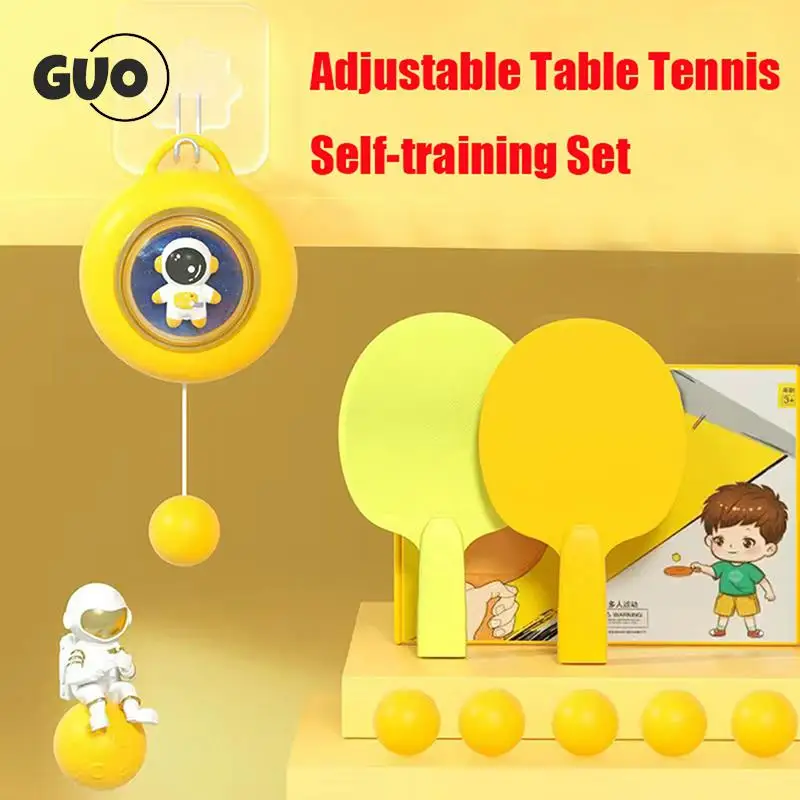 

Hanging Table Tennis Trainer Practice Ball Table Tennis & Racket Self Training Set Indoor Hanging Table Tennis Trainer