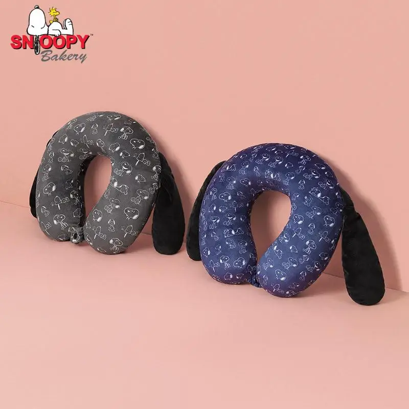 

Kawaii Snoopy Cartoon Cute U-Shaped Pillow Cotton Ear Pillow Portable Aircraft Neck Protection Travel Pillow Neck Pillow Neck