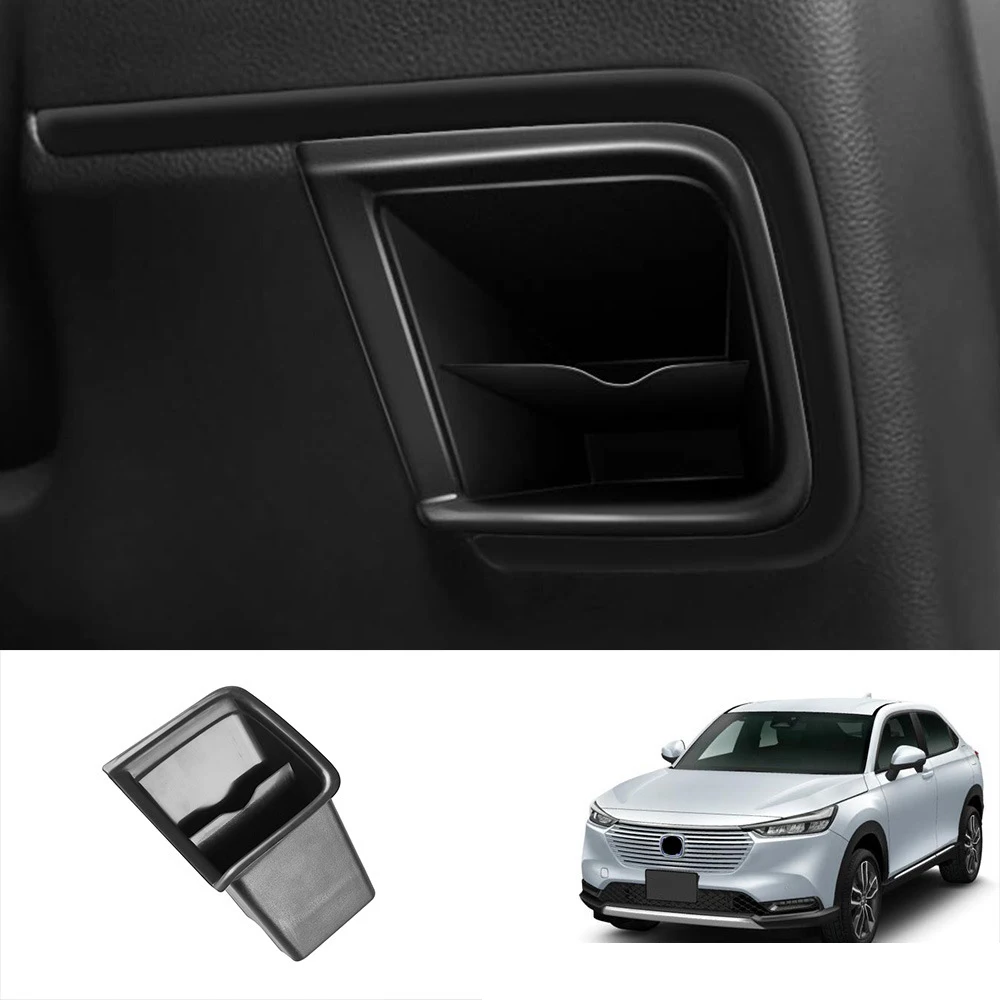 

RHD For Honda Vezel HR-V E:HEV 2021 2022 Interior Accessories Car Driver Side Storage Box Pocket Phone Coins Container Cover