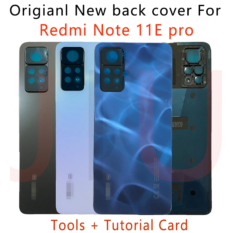

Оригинальная задняя крышка для Xiaomi Redmi Note 11e pro 5G, стеклянная задняя крышка для Redmi Note 11E pro, задняя крышка, замена стеклянного корпуса