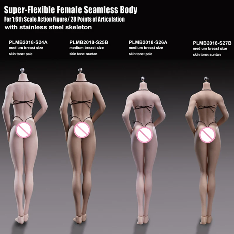 Цена TBLeague S24A S25B S26A S27B, масштаб 1/6, супергибкие Бесшовные женские фигурки тела, кукла со средней грудью для самостоятельной фигурки Pаспродажа TBLeague S24A S25B S26A S27B, масштаб 1/6, супергибкие Бесшовные женские фигурки тела, кукла со средней грудью для самостоятельной фигурки