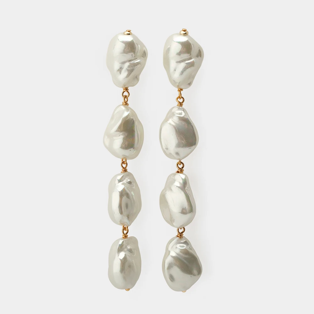

JBJD Four pearl drop Fashion drop EARRINGS