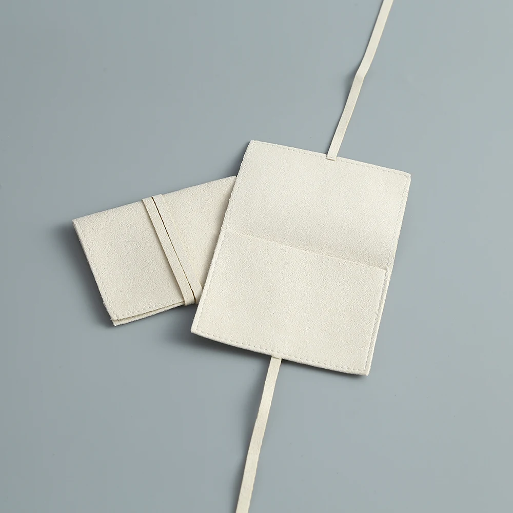 Hot Small Envelope Pouches Microfiber Jewelry Packaging for Ring Bracelet Necklace Velvet Christmas Wedding Presents Gift Bag