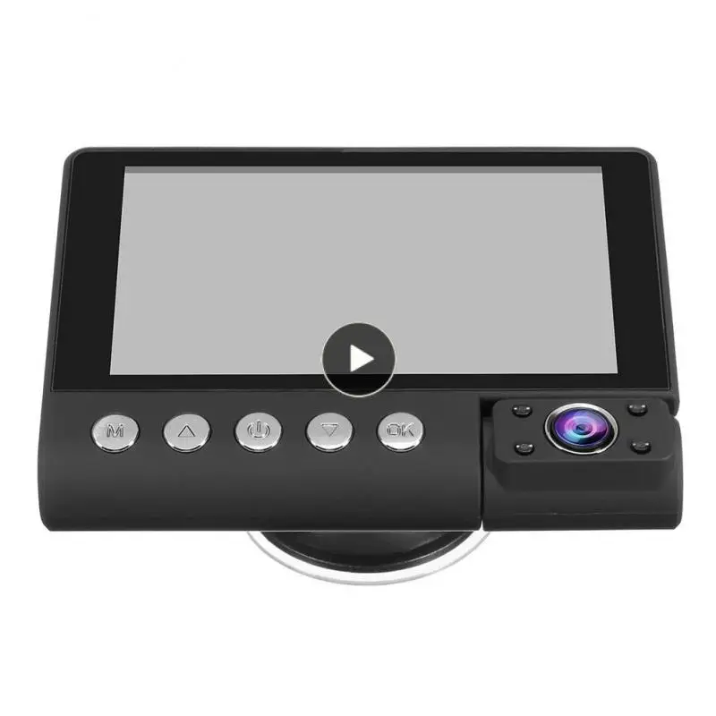 

Multifunctional Vehicle Black Box 1080p/720p/vga Car Dvr Car Video Recorder Support Multiple Languages Gravity Sensor Avi 4-inch