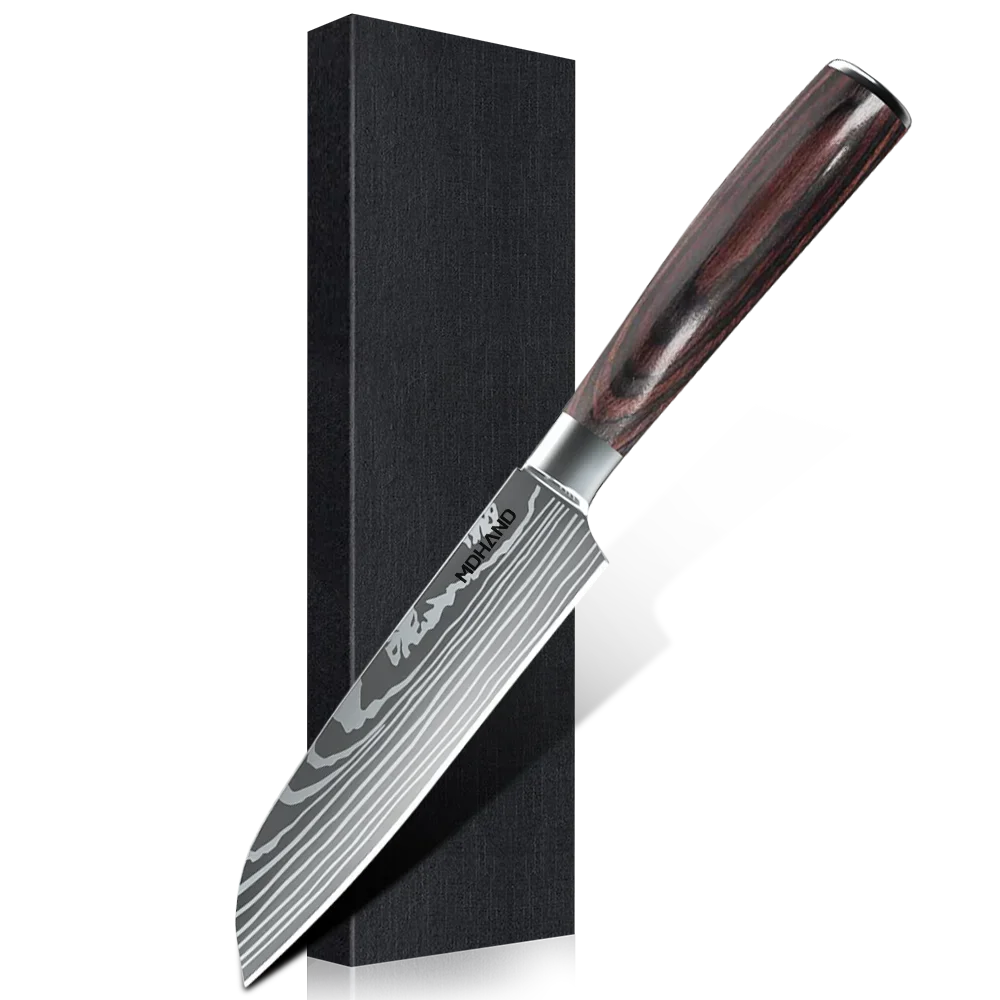 Нож Santoku 7CR1 из нержавеющей стали японские кухонные инструменты для шеф-повара