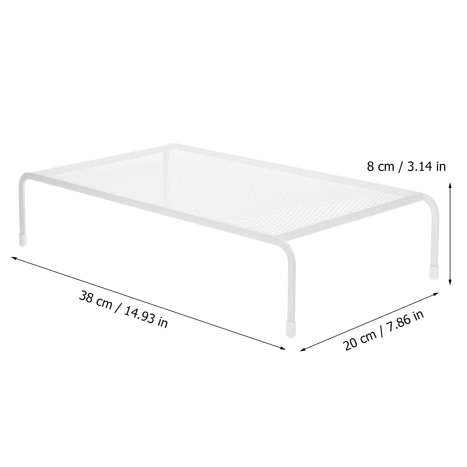 Monitor Bracket Laptop Stand Computer Riser for Desk Shelf Lifting Storage Single Layer