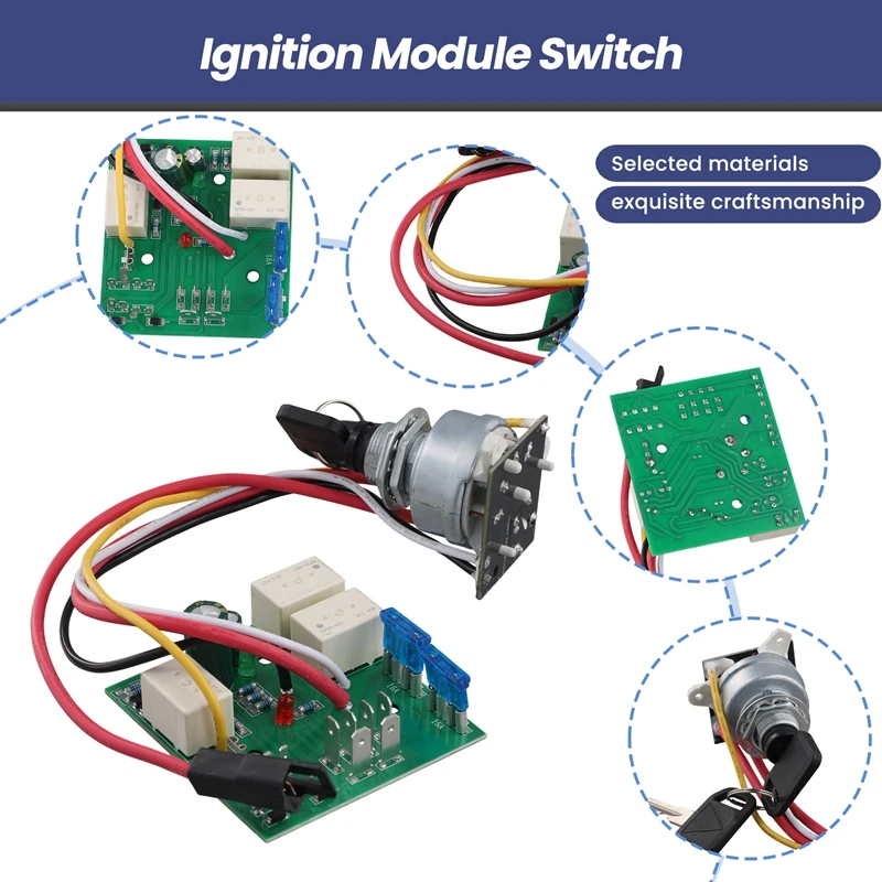 Для John Deere 325 335 LX 255 266 277 GT225 переключатель модуля зажигания трактора AM 132500 АМ 124137