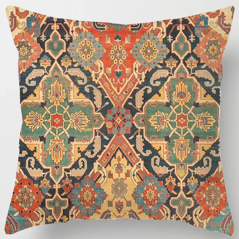 

Плюшевые чехлы для подушек, цветочный принт, 45x45 см